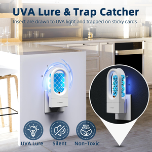 2024 Nhà Máy Thiết Kế Mới Hai Mặt Trong Nhà Côn Trùng Bẫy Để Bắt Trái Cây Ruồi/Bướm Đêm/Muỗi/Gnats/Ong Bắp cày Điện Tử Fly Bẫy - Product Image 5
