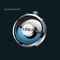 Diffuseur de parfum pour voiture, logo personnalisé, métal, cool, pendentif, bouteille, purificateur d'air, vente chaude