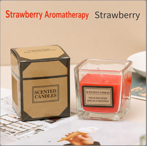 Sojawachs-Kerze in 9 Farben mit Individuellem Duft und Letterpress-Etikett, Aromatherapie-Geschenk für Zuhause, Spa, Hotel, Großhandel, Hochzeit - Product Image 5