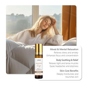 Huile essentielle de lavande en roll-on pour améliorer le sommeil, aide à la relaxation lorsqu'elle est appliquée sur les tempes - Product Image 4