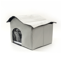 Universele Hondenopvang Aluminiumfolie Verwarming Huisdierenverblijf Waterdicht Katten Isolatiehuis