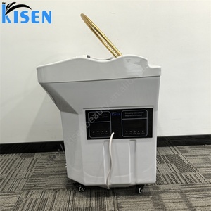 เตียงสระผม Kisen Salon พร้อมอ่างสระผมและระบบอบไอน้ำ สำหรับร้านทำผมและสปาญี่ปุ่น - Product Image 4