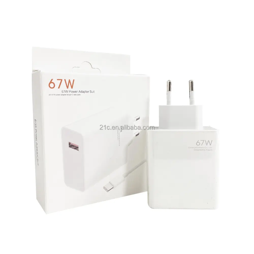 33W 55W 67W 120W Charger Type-C Interface Travel Usb Phone Charger UsbFast Charger Turberdecimal point for xiaomi