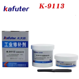 Vente directe d'usine chinoise K-9113 Adhésif de réparation métallique Colle AB Pâte d'aluminium Mastic époxy pour la réparation - Product Image 2