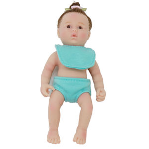 Muñecas Bebé Reborn <span class=keywords><strong>Miniatura</strong></span> <span class=keywords><strong>de</strong></span> 6 Pulgadas, Cuerpo Completo <span class=keywords><strong>de</strong></span> <span class=keywords><strong>Silicona</strong></span> con Piel Suave, Muñecas Realistas <span class=keywords><strong>de</strong></span> Recién Nacido, Estilo <span class=keywords><strong>Mini</strong></span> Juguete - Product Image 6