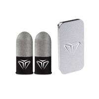 2 pièces de gants pour jeux mobiles, anti-transpiration, antidérapants, manchons pour écran tactile, respirants, couvre-doigts pour jeux, pour joueurs