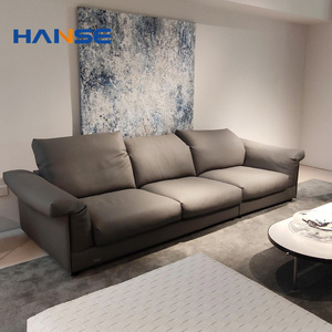 Villa di lusso italiano divano stand posti a sedere grande l artigiano design straordinario modulare in microfibra tessuto divano set soggiorno mobili - Product Image 1