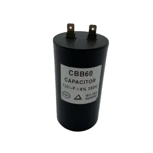 2025 Chất lượng cao A/C động cơ chạy tụ cbb60 loạt 250/450V 4/5/6/8/10/12/14/16/18/20/25/30 uF - Product Image 1