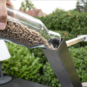 Calentador de calle de <span class=keywords><strong>tubo</strong></span> de jardín de acero inoxidable calentador de patio de pellets de madera para exteriores - Product Image 6