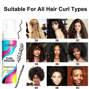Mousse per <span class=keywords><strong>Capelli</strong></span> a Marchio Privato, Schiuma Modellante a Tenuta Forte per <span class=keywords><strong>Capelli</strong></span> Ricci e Crespi, per Extension, Mousse Volumizzante Professionale - Product Image 5