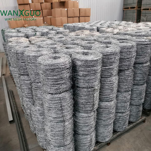 Bán buôn trang trại đồng cỏ chống leo lên 4 điểm thép gai đôi sợi dây thép gai - Product Image 6