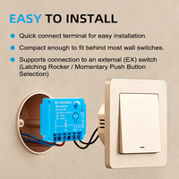 Bilihondim Zigbee Smart Digital Box Dimmer de 1 Canal 200W Inalámbrico Fácil Instalación 220-240V AC Compatible con Google Assistant