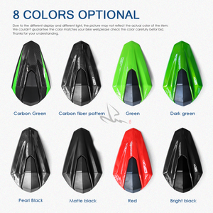 Pour Kawasaki <span class=keywords><strong>Ninja</strong></span> <span class=keywords><strong>400</strong></span> 250 Z400 <span class=keywords><strong>2017</strong></span> 2018 2019 2020 Ninja400 ABS/KRT Moto Siège Arrière Cover Cowl Solo Capot de Selle Arrière - Product Image 6