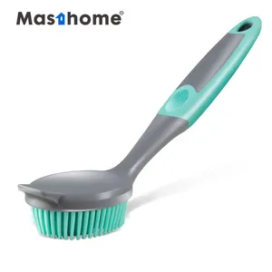 Masthome Duurzaam Zachte Tpr Silicone Rubber Schoonmaken Wassen-Up Borstel Afwasborstel