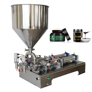 Zuiger Glazen Pot Verwerking Automatische Vulling Fruit Jam Honing Saus Dikke Vloeistof En Pasta Machine