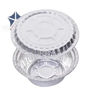 OEM Disposable Round Aluminum Foil Pan For Pizza