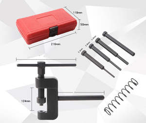 Kit de 13 outils manuels pour la démontage de chaînes de <span class=keywords><strong>moto</strong></span>, comprenant coupe-chaîne et riveteuse, pour la réparation de chaînes - Product Image 6