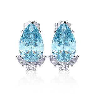 Orecchini pendenti a forma di pera per donna, eleganti orecchini a goccia piccoli, gioielli versatili per l'uso quotidiano - Product Image 1