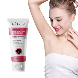 Free Samples Detvfo Women Removal Hair Underarm Cream Korea Permanent Hair Removal Cream For Sensitive Skin