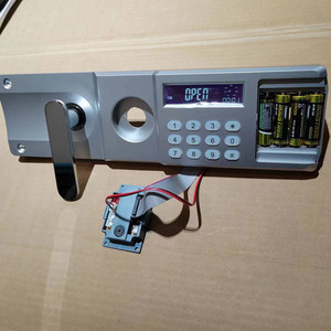 LCD Màn hình hiển thị lớn chống cháy an toàn khóa tiền kinh doanh kim loại an toàn hộp với mã khóa và Đôi Phím - Product Image 3