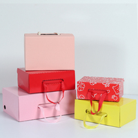 Vente flash - Emballage de luxe - Boîte à chaussures rectangulaire de grande taille - Boîtes rigides en carton recyclé - Revêtement UV - Laminage mat - Gaufrage