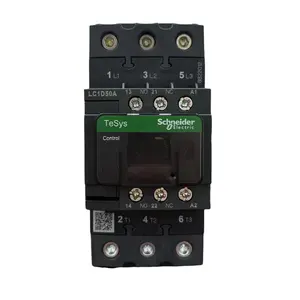 100% new design Schneider ac contactor LC1D50AF7 3P 50A