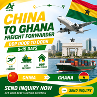Calculateur de Coûts d'Expédition de la Chine vers le Ghana - Devis de Fret avec Transitaire Maritime et Aérien