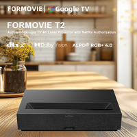 Pour Formovie 2200 ISO Lumens Native 4K Smart Home Theater Ultra Short Throw DLP 4K Laser Projector avec 2G RAM et lampe LED