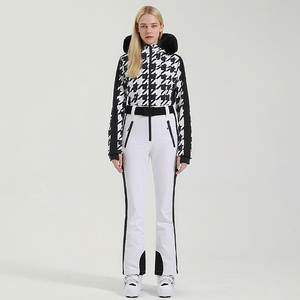 ชุดสกีแบบชิ้นเดียวทรงเข้ารูปสำหรับผู้หญิง FLYSKI คุณภาพสูง ผลิตจากโพลีเอสเตอร์ 100% กันน้ำ - ซิปแบบ Tex คอเสื้อถอดได้ รุ่น Plus - Product Image 6