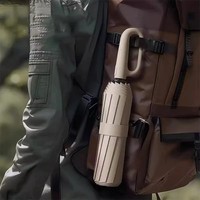 Paraguas con Gancho, Automático, Anti-UV, Resistente al Viento, Compacto, Portátil, para Hombre, Mochila, Senderismo, Aire Libre, Regalo, Venta al Por Mayor Directa de Fábrica