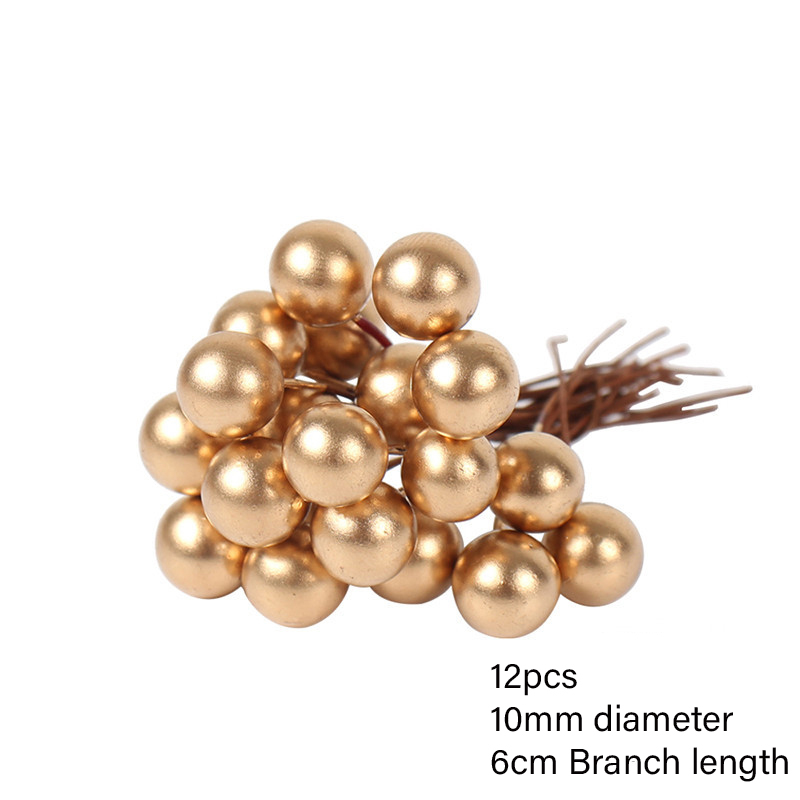 8/10/12/90/144 PCs cherry berries stamen DIY wreath decoration flower artificial wedding package