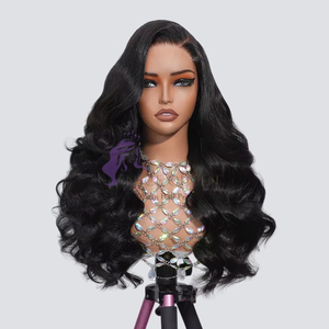 NUEVO 2026 XZY Peluca de <span class=keywords><strong>Cabello</strong></span> Humano Virgen Vietnamita con Encaje HD, Cutícula Alineada, Sin Pegamento, Ondas Corporales, con Baby Hair - Product Image 4