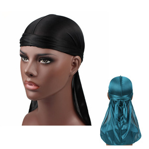 H-35 Du Rag <strong>Customizable</strong> Wholesale Designer <strong>Durags</strong> Fashion Hair Accessories Custom Men Silk Durag - Product Image 2