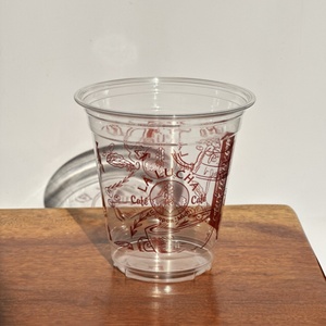 Ly nhựa dùng một lần 16-24 oz trong suốt, bán buôn, dùng cho nước ép thú cưng, sinh tố matcha, trà sữa trân châu, cà phê, in logo tùy chỉnh - Product Image 1