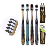 Brosse à dents spirale à poils souples de haute qualité pour adultes, filaments emballés individuellement, vente directe d'usine