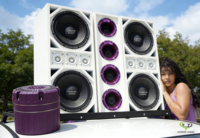 Haut-parleur de compression à néodyme Champion Series RMS 220W, gorge de 2 pouces, fixation par boulons, double polymère, 2 x 3,5 pouces VC - 8 ohms - 125 dB