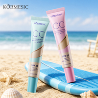 KORMESIC Krim Warna Korektif Mencerahkan Menghaluskan 30g Make up Makeup Tubuh Pria Wanita DD BB CC Cream dengan Tabir Surya untuk Wajah