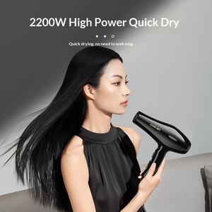 Sèche-cheveux professionnel Kangfu 2200W en nylon, buse unique, 6 vitesses, air chaud/froid, température constante, pour salon et usage domestique - Product Image 3