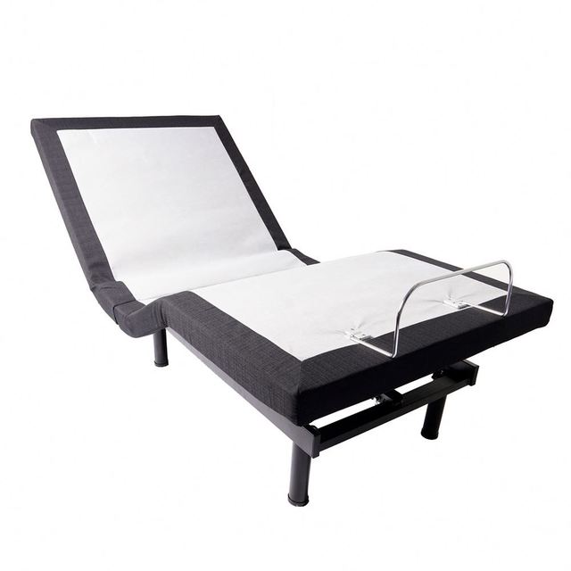Smart Electric Adjustable Bed Frame Remote Control USB LED Light Zero Gravity Smart Bed Base RMT Motor Bed Frame with Massage
