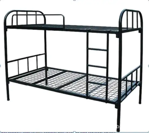 Nhà Máy Tùy Chỉnh Thép Dành Cho Người Lớn Giường Tầng Khung Kim Loại Hai Tầng Giường Nhà Trường Ký Túc Xá Khách Sạn Ký Túc Xá Sắt Loft Giường - Product Image 5