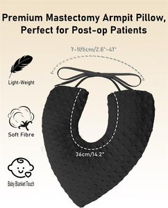 Oreiller pour mastectomie : Fournitures de récupération post-mastectomie pour dormir et soutenir le <span class=keywords><strong>bras</strong></span> - Product Image 6