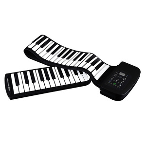 Roll Up Piano 88-Key Portable Silicone Keyboard With Pedal And Power <b>Adapter</b> For Children And Beginners - Product Image 5