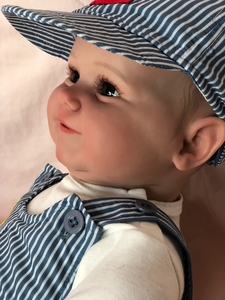 Yzzwood Nuevo Muñeco <span class=keywords><strong>Reborn</strong></span> de 60CM, <span class=keywords><strong>Bebé</strong></span> Niño Maddie, Muñeca <span class=keywords><strong>Reborn</strong></span> de Silicona con Piel 3D Realista, Cuerpo Suave, Juguetes para Niños - Product Image 5