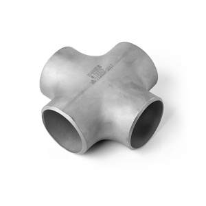 SUS304 316 thép không gỉ Bốn cách liền mạch Ống công nghiệp Hàn ống với mông chéo phụ kiện - Product Image 2
