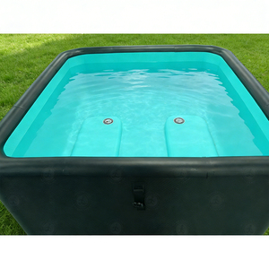 Piscine gonflable rectangulaire pliable personnalisable pour usage familial – Baignoire <span class=keywords><strong>de</strong></span> piscine gonflable - Product Image 5