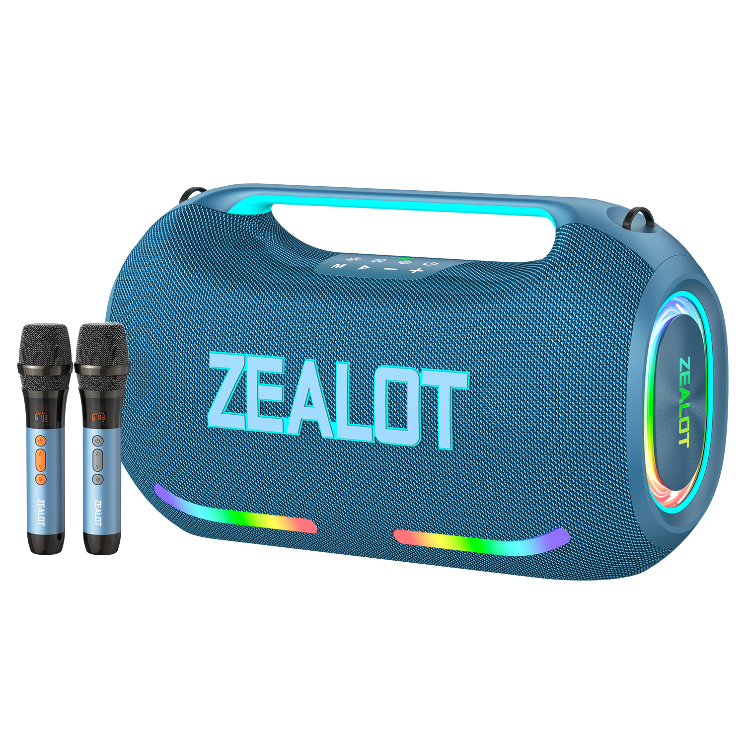 セツ BT 2026 Zealot ZE41 250W Portable Outdoor Party BT Speaker Microphone