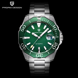 Montre mécanique sportive pour homme Pagani Design, best-seller, boîtier en acier inoxydable, étanche, aiguilles lumineuses, affichage de la date - Product Image 4