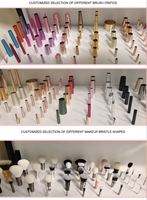 Ensemble de 14 pinceaux de maquillage en fibres synthétiques Cangzhou Lvyun (pinceaux visage, fard à paupières, fond de teint, anticernes, blush, contour)