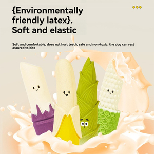 Giocattolo Interattivo per Cani in Lattice Resistente al Suono a Forma di Banana Cartoon per Addestramento e Gioco - Product Image 4