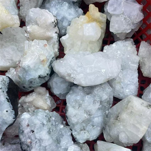 Nuevas llegadas: Cristales espirituales, piedras curativas de gemas, especímenes naturales de apofilita en bruto (blanca y <span class=keywords><strong>verde</strong></span>) para decoración. - Product Image 4